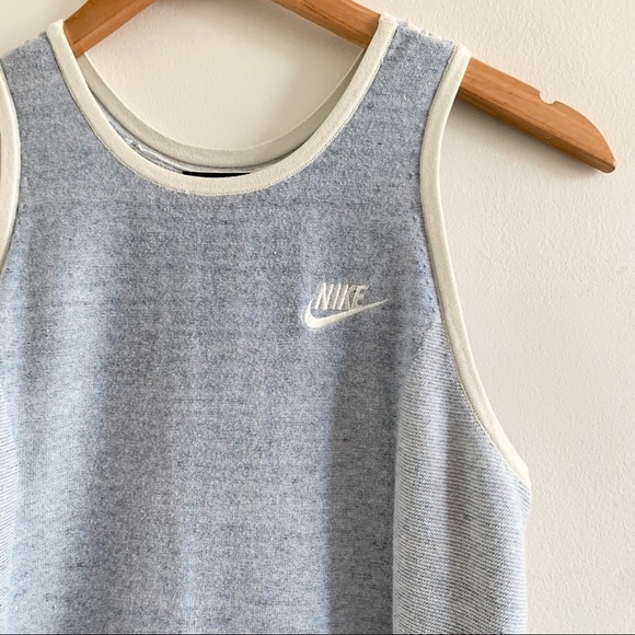 Nike Racerback Knit Cotton Stretch Ribbed Tank Top - Picture 5 of 13